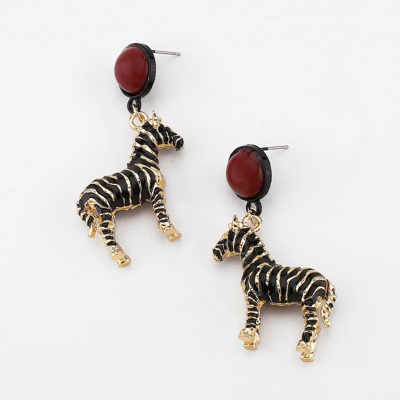 ZEBRA ANTI TARNISH EARRINGS