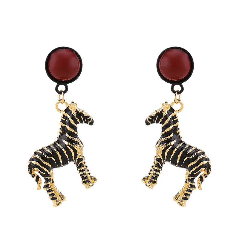 ZEBRA ANTI TARNISH EARRINGS