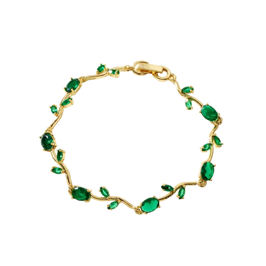 Green Tulip Bracelet