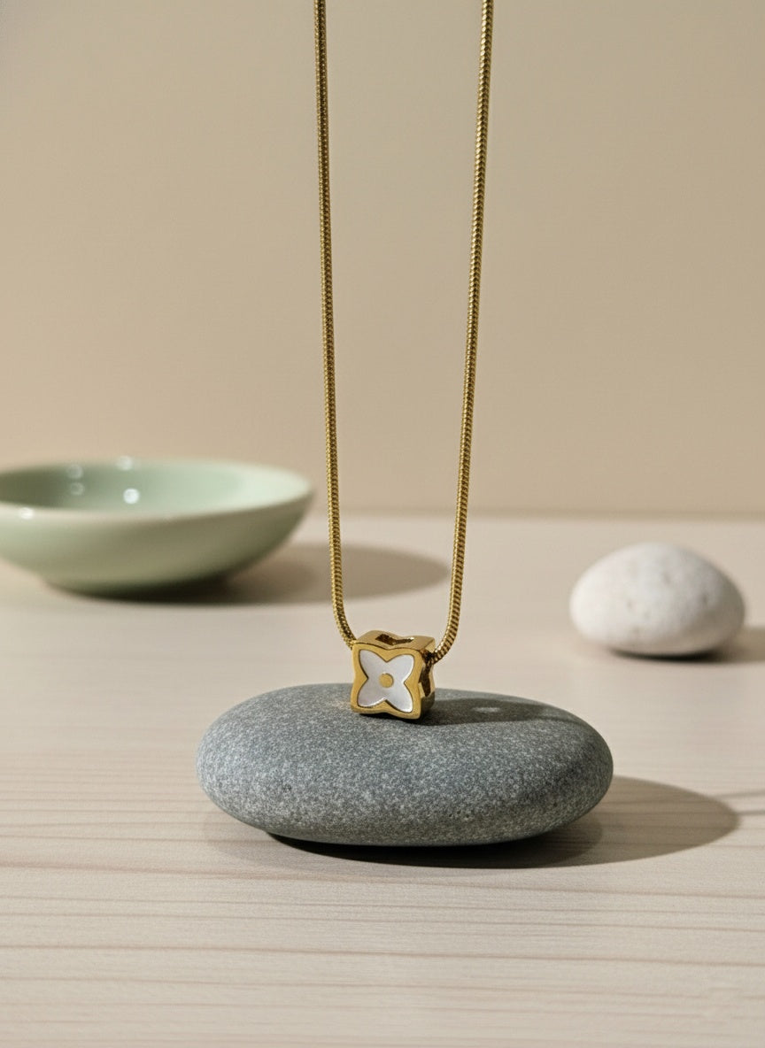 Ivory Flower Pendant