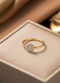 Stones on circle Ring