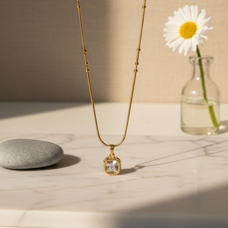 Solitaire Stone Pendant