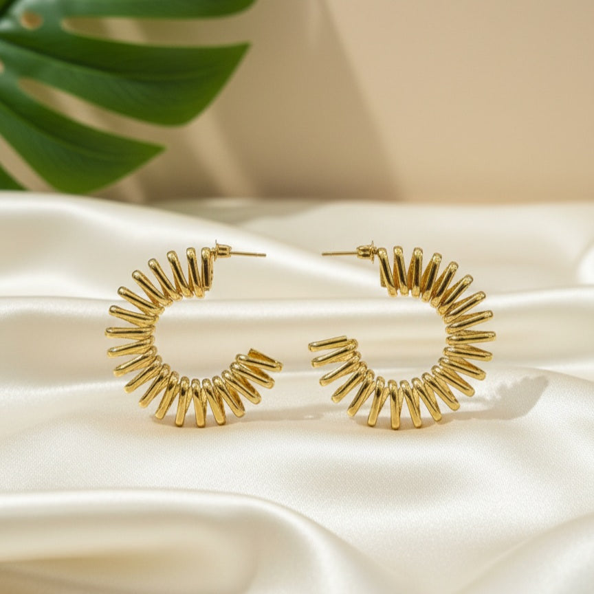 SPIRAL HOOPS | ANTI TARNISH