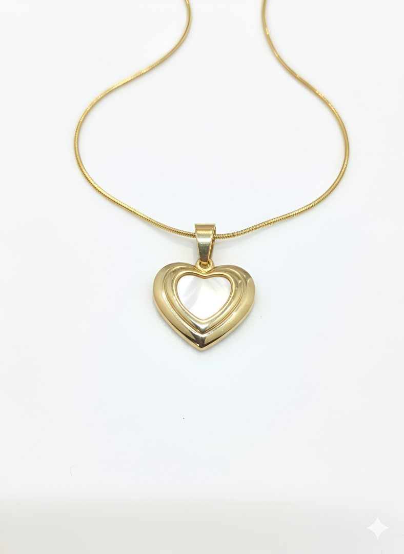 Heart & Pearl Pendant
