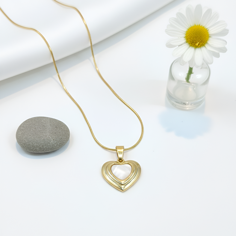 Heart & Pearl Pendant