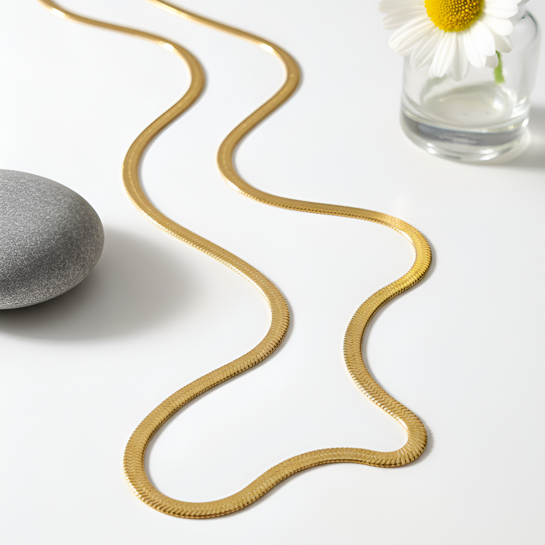 18K Gold Plated Snake Chain