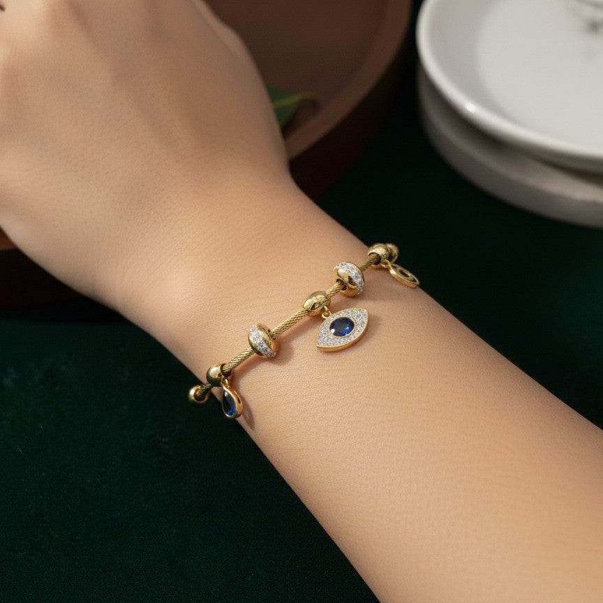 Evil Eye Charms Bracelet