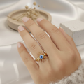 Evil Eye Anti Tarnish Ring