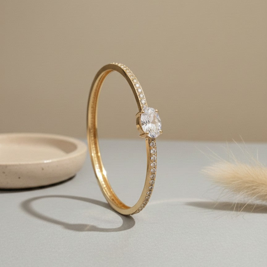 Solitaire Grace Bangle