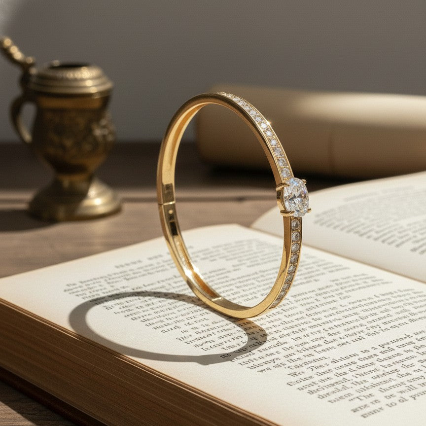 Solitaire Grace Bangle