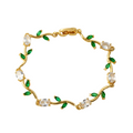 Tulip Bracelet 18k Gold Plated