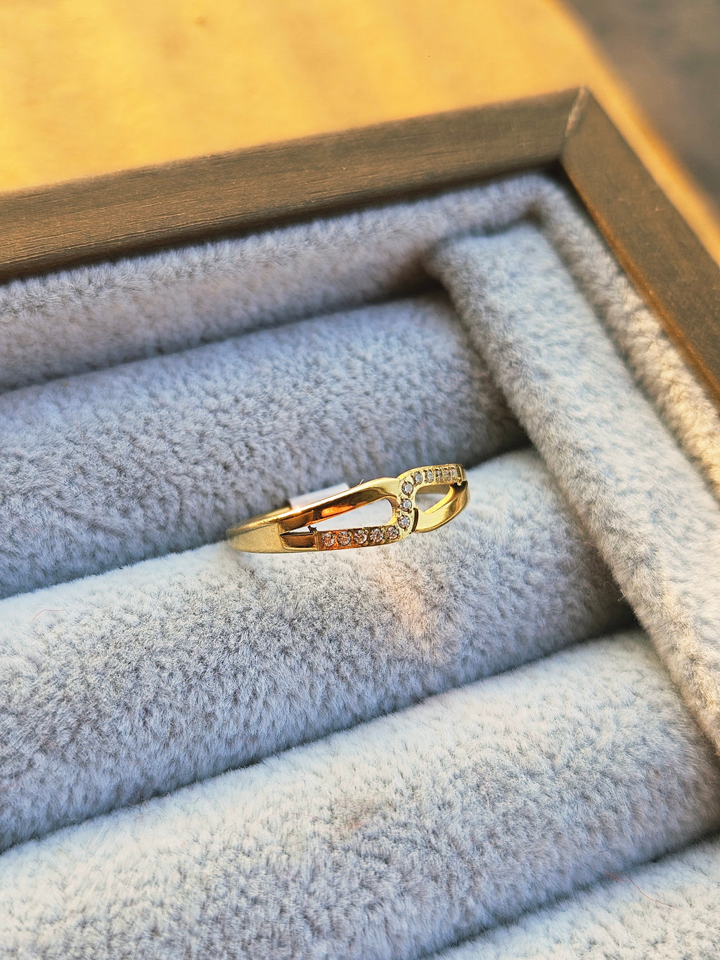 Elegant Open Cuff Gold Ring