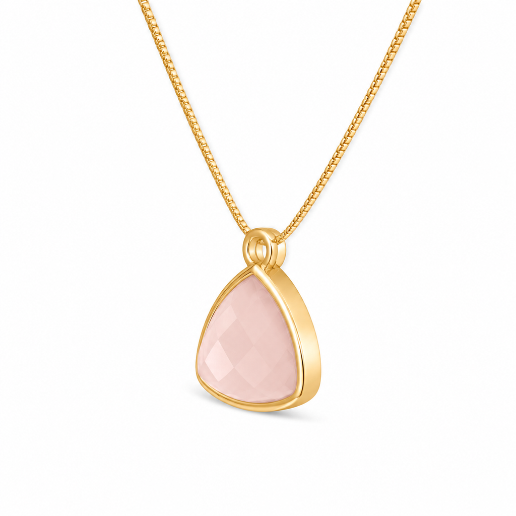 The Petal Quartz Pebble Necklace