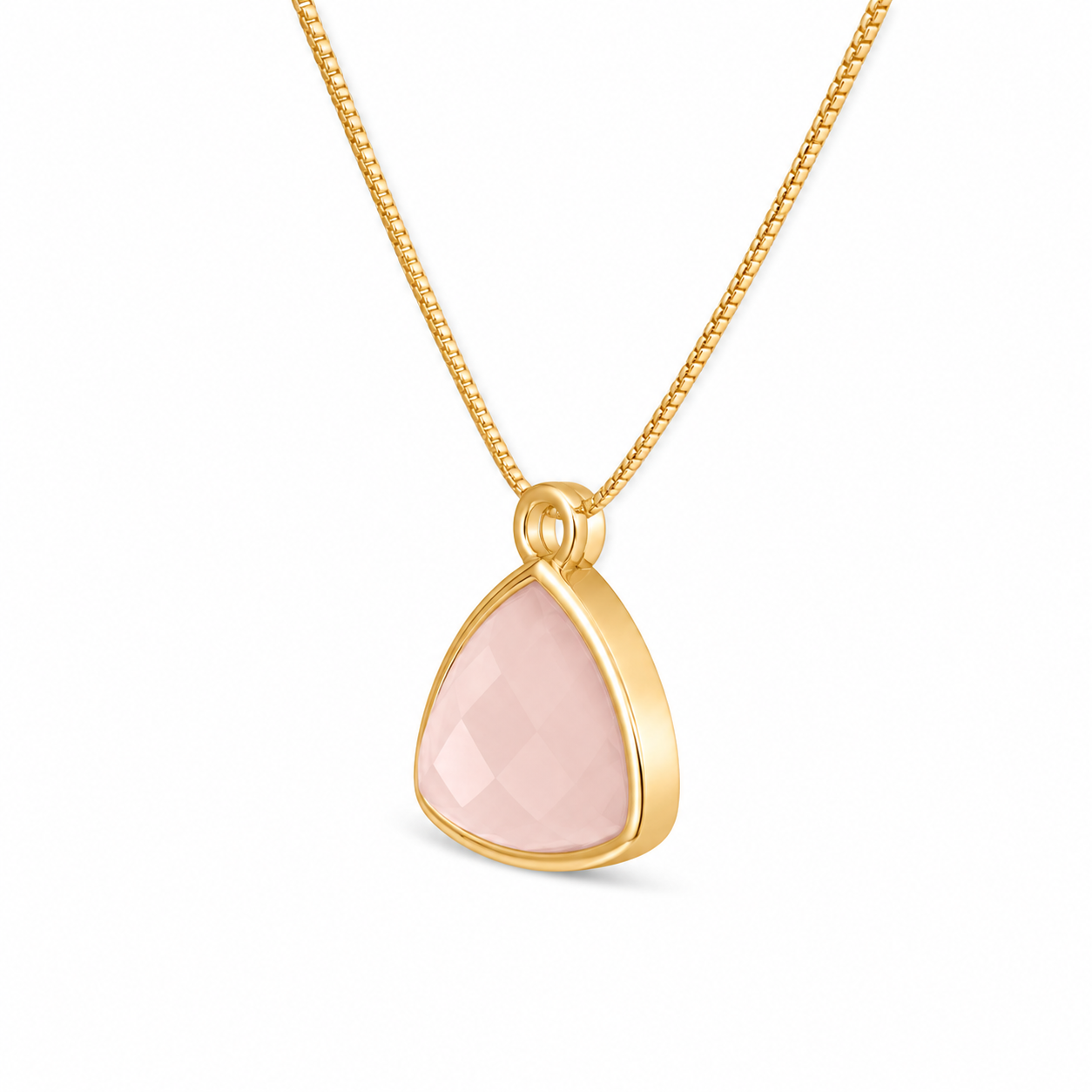 The Petal Quartz Pebble Necklace