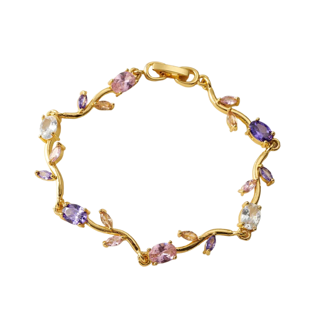 Tulip Bracelet 18k Gold Plated