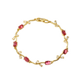 Tulip Bracelet 18k Gold Plated