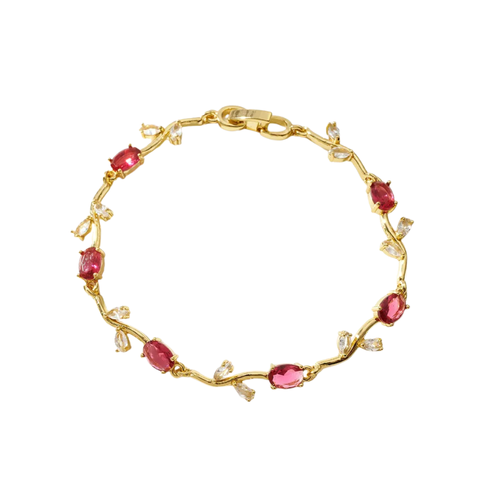 Tulip Bracelet 18k Gold Plated