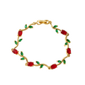 Tulip Bracelet 18k Gold Plated