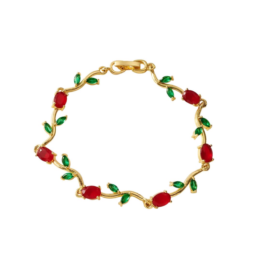 Tulip Bracelet 18k Gold Plated