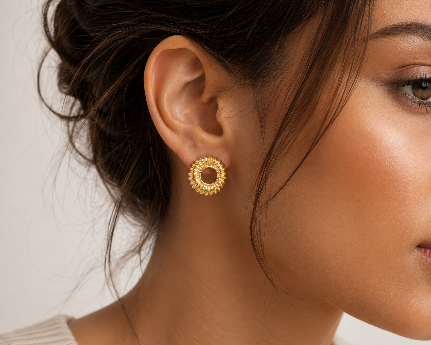 Golden Sunburst Earrings