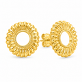 Golden Sunburst Earrings