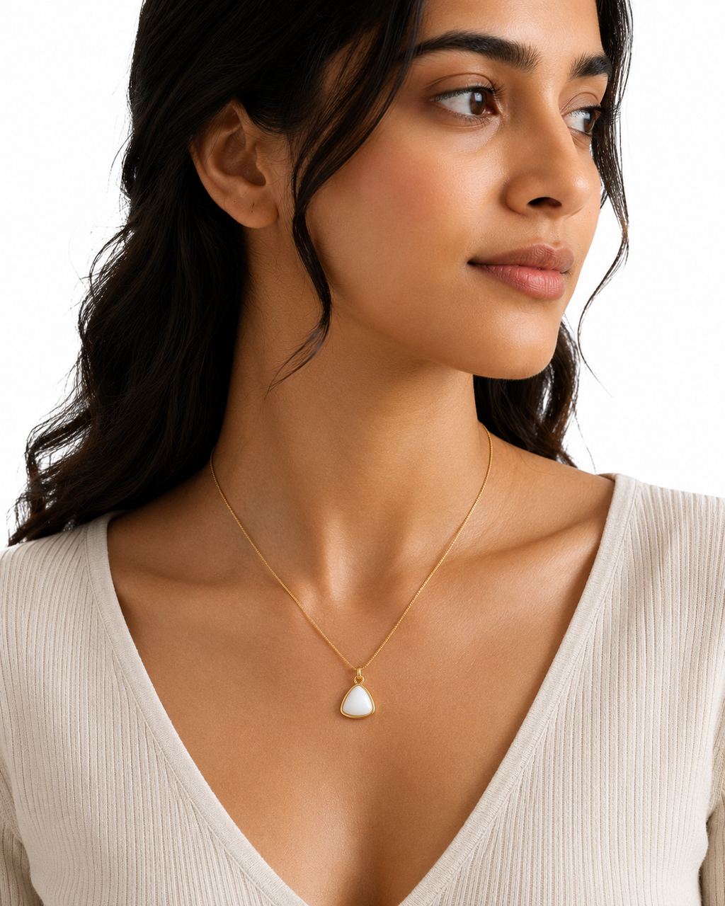 The Ivory Shield Pendant