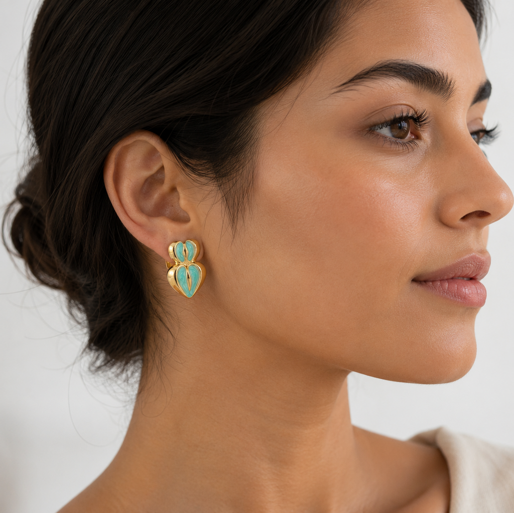 The Turquoise Empress Earrings