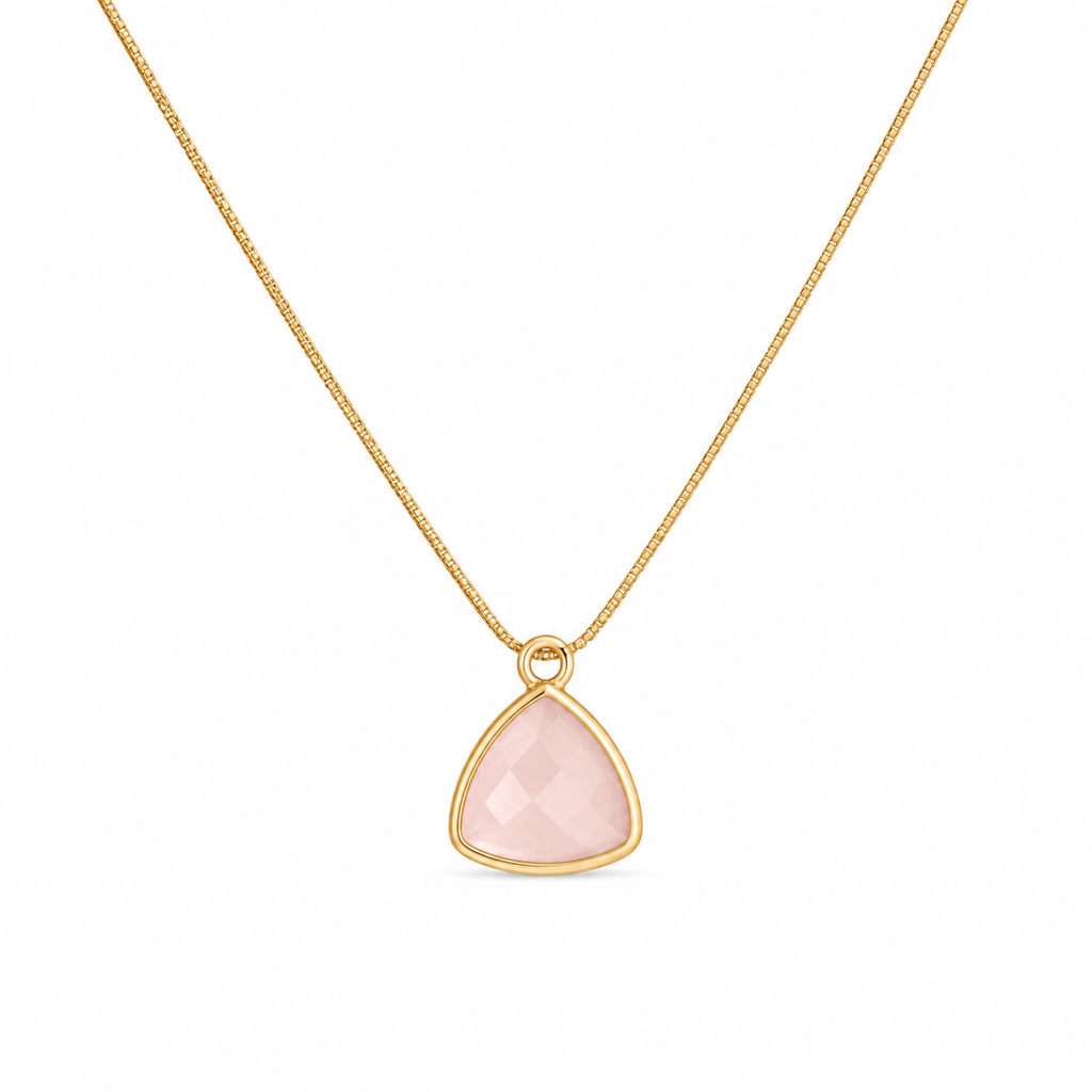 The Petal Quartz Pebble Necklace