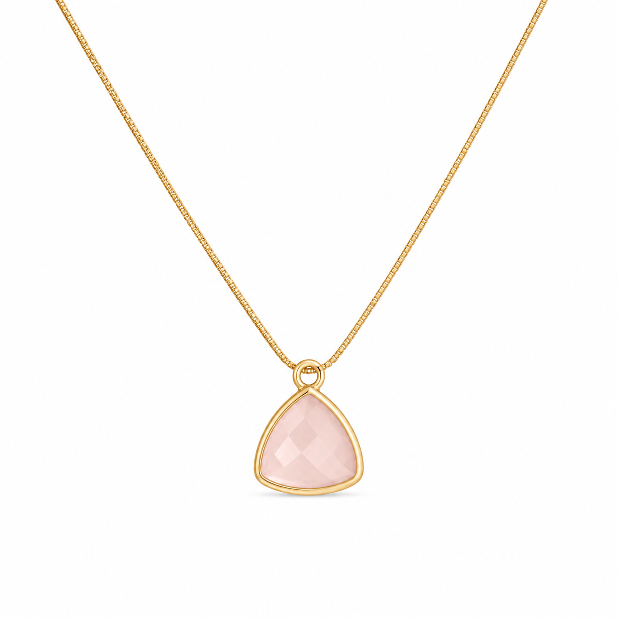 The Petal Quartz Pebble Necklace