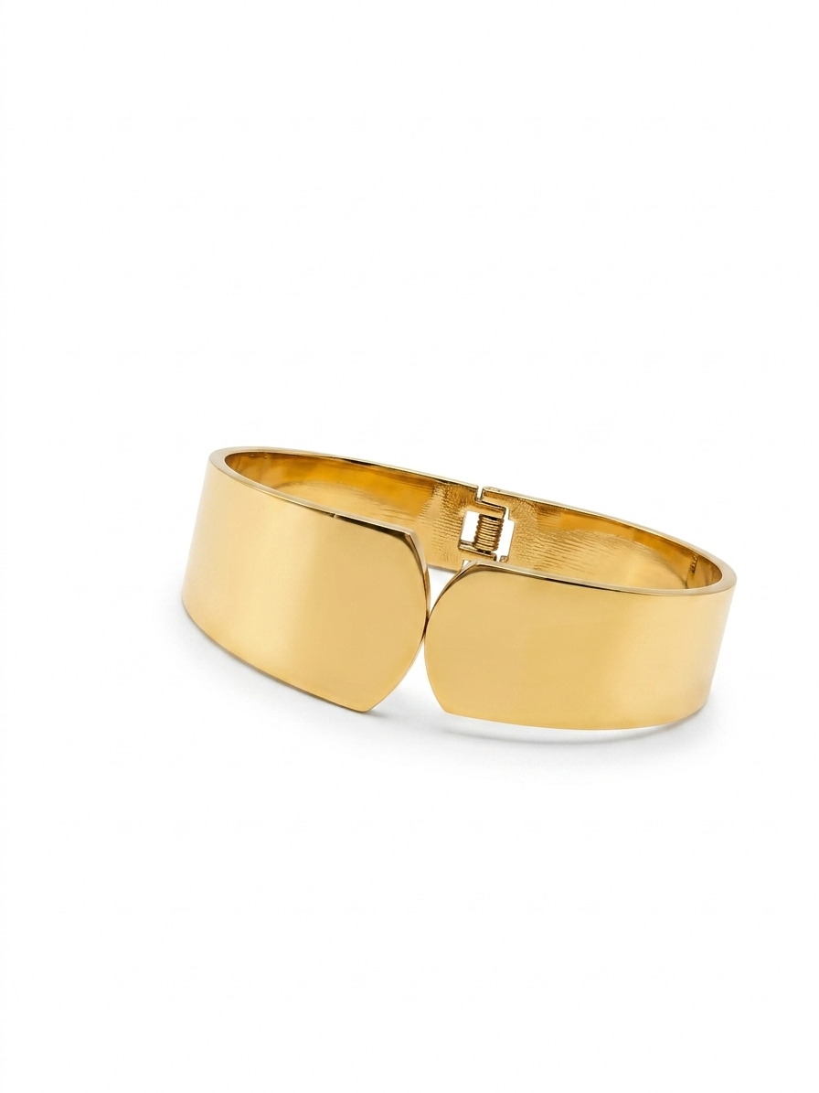 Chunky Asymmetric Flat Band Bracelet