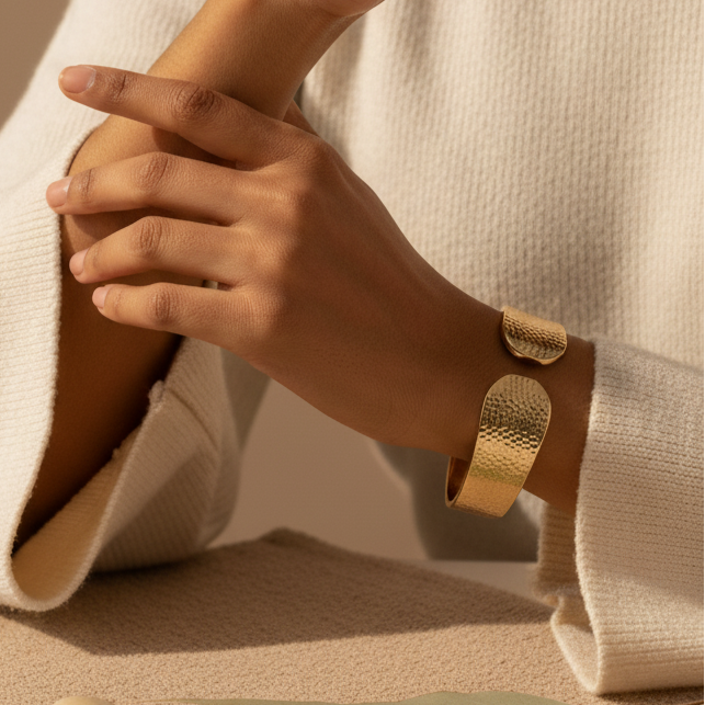 Beam Textured Bracelet