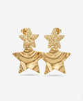 The Molten Star Drop Earrings