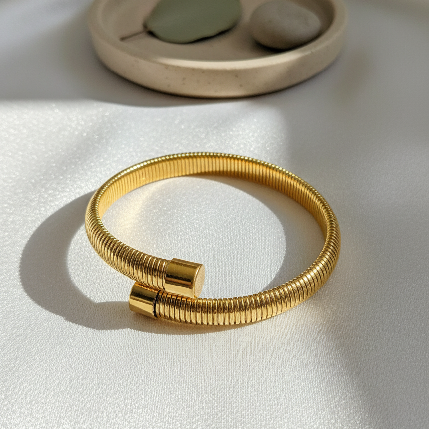 Golden Coil Bracelet