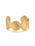 Golden Seashell Cuff