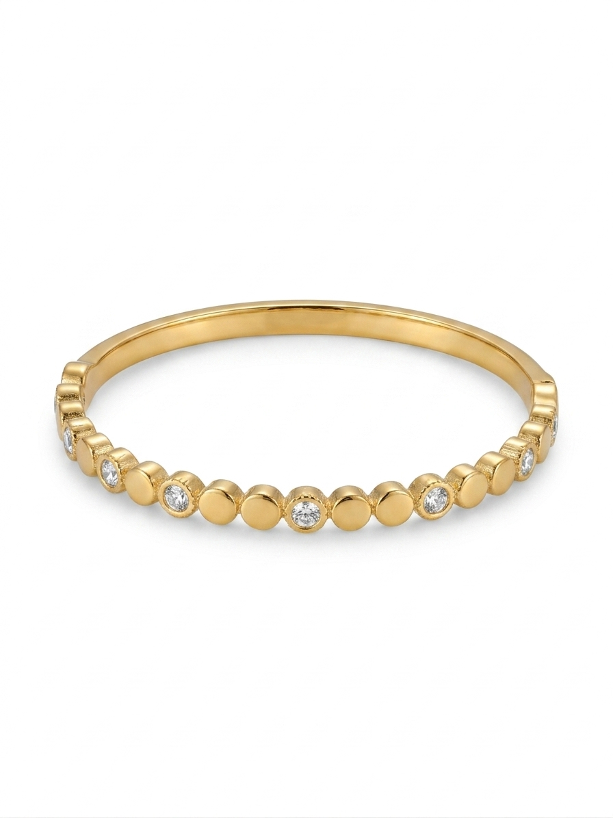 Golden Glow Crystal Bracelet