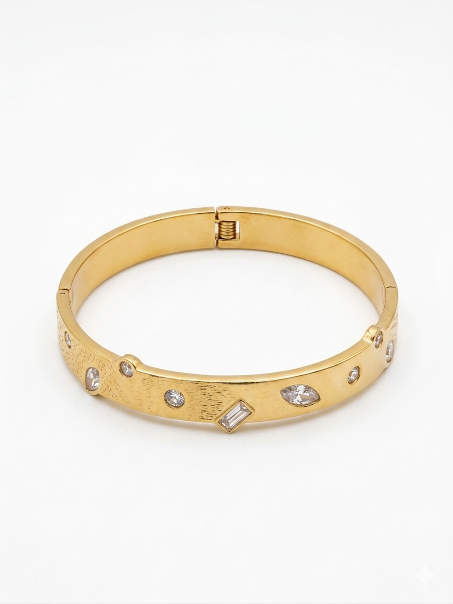 Sparkle Luxe Gold Bracelet