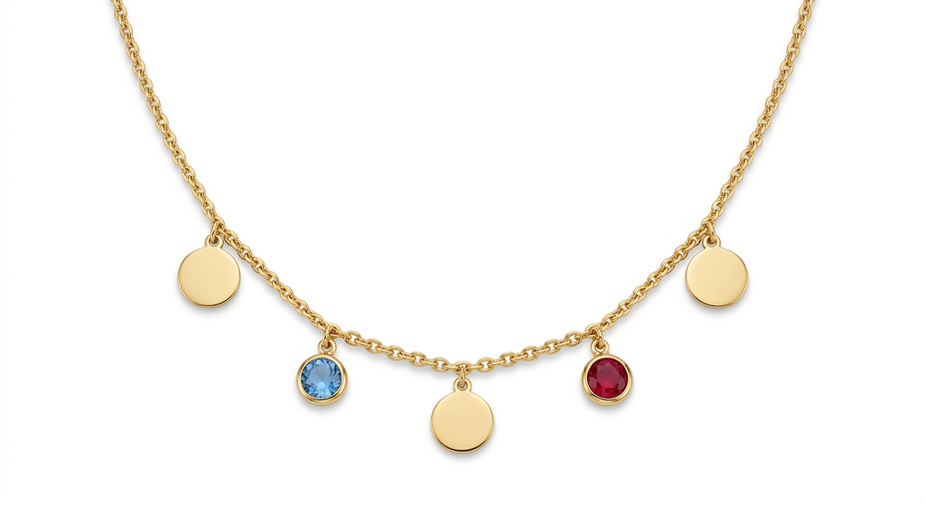 The Little Coin & Crystal Necklace