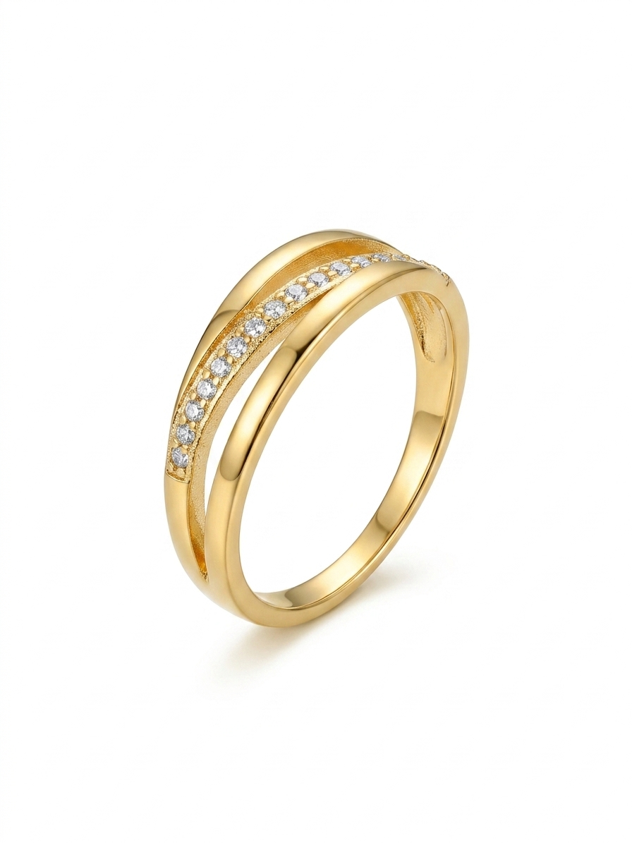 Premium Gold Plated Diamond Ring