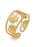 Golden Bloom Cuff