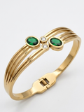 Aurora Multi-Strand Gold Bangle