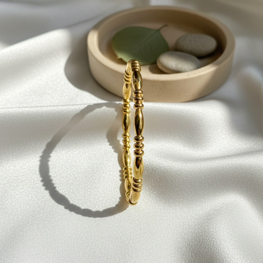 Nirvaan Gold Bracelet