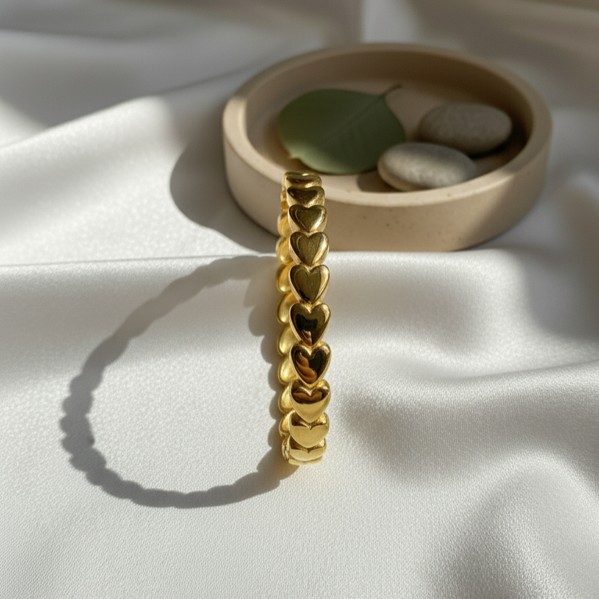 Golden Heart Bracelet