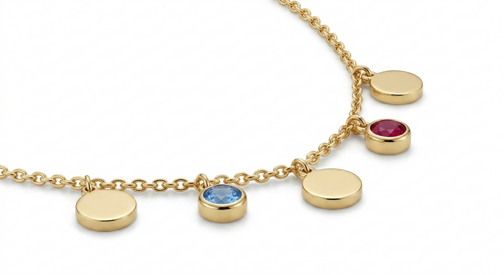 The Little Coin & Crystal Necklace