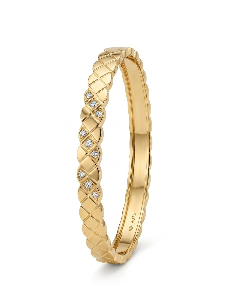 Celestial Weave Gold Bracelet