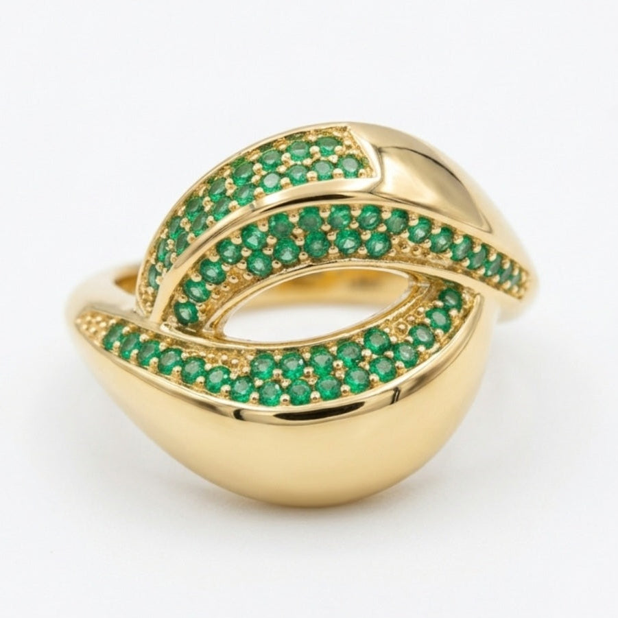 Green Emerald Ring