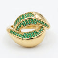 Green Emerald Ring