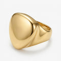 Bold Triangle 18k Gold Plated Ring