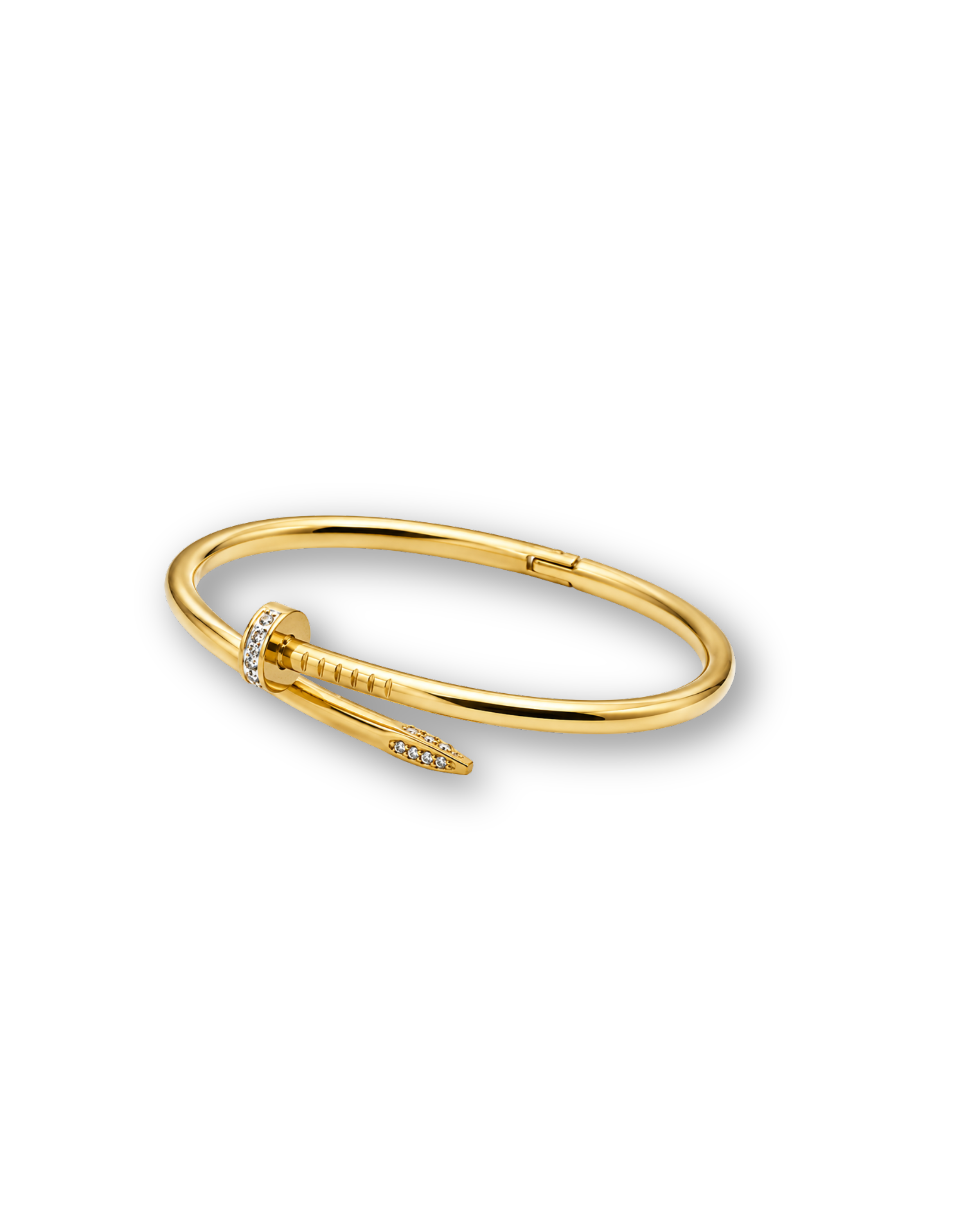 Sparkling Industrial Spike Wrist Collar