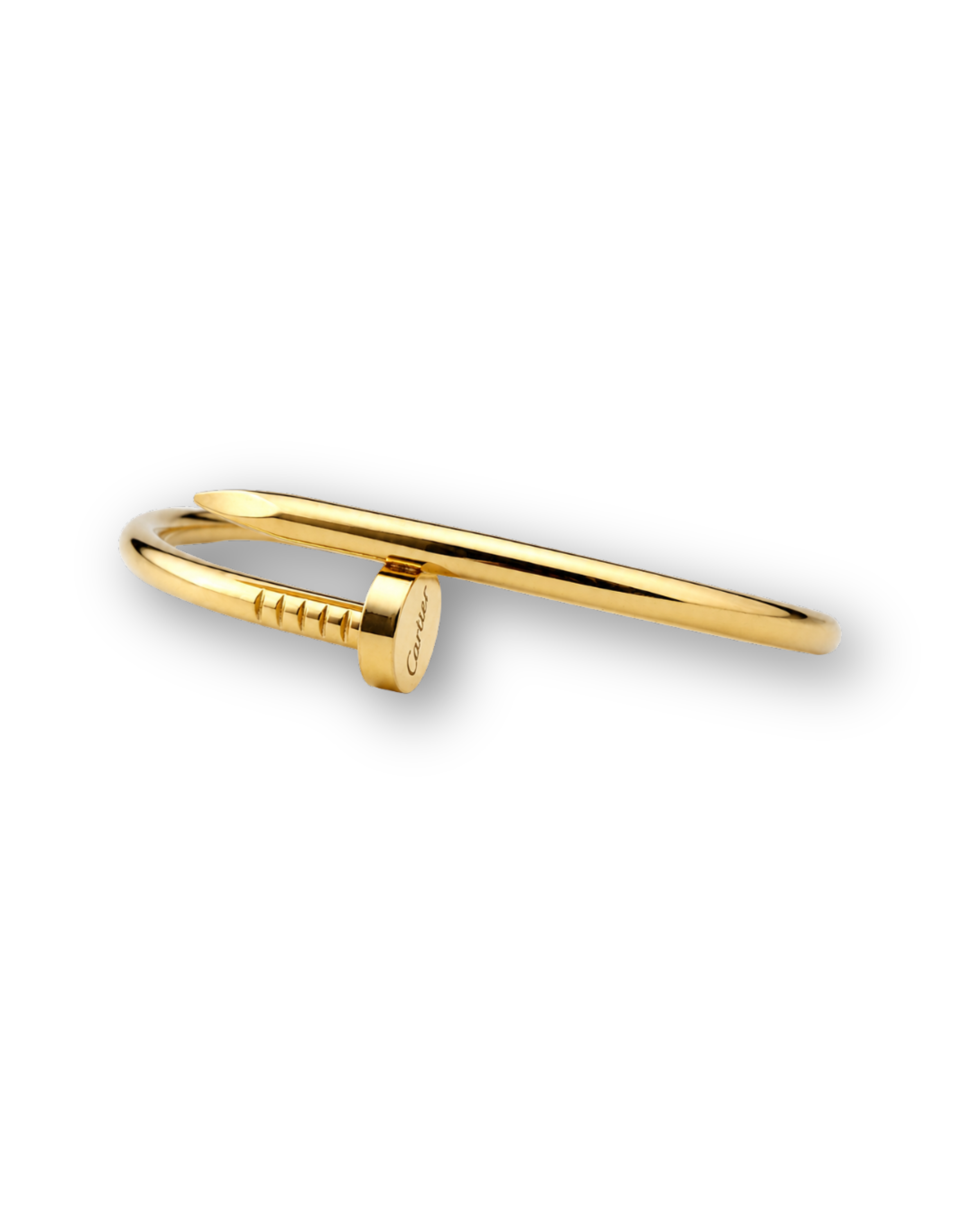 Golden Twisted Nail Cuff Jewelry