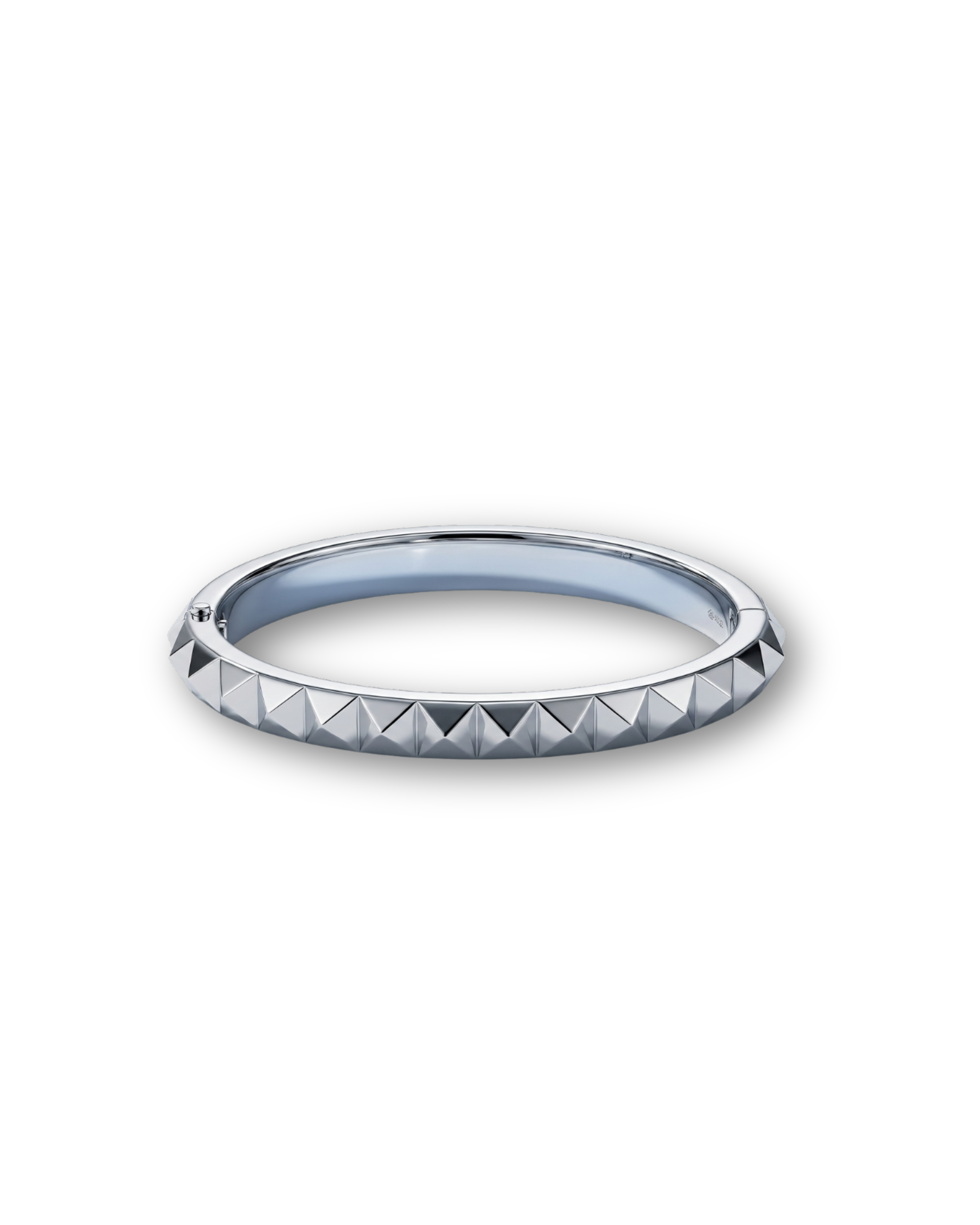 Silver Studded Relief Band Jewelry